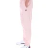 Blassrosa Molveno Pin-Tuck-Hose mit schmalem Bein