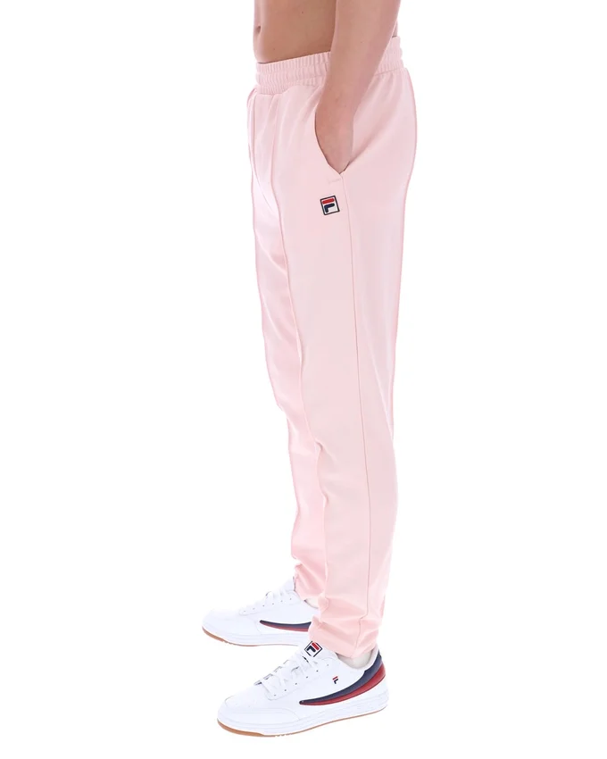 Blassrosa Molveno Pin-Tuck-Hose mit schmalem Bein