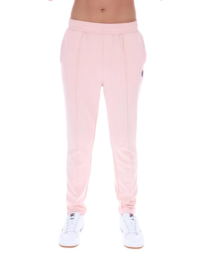 Blassrosa Molveno Pin-Tuck-Hose mit schmalem Bein