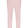 Blassrosa Molveno Pin-Tuck-Hose mit schmalem Bein