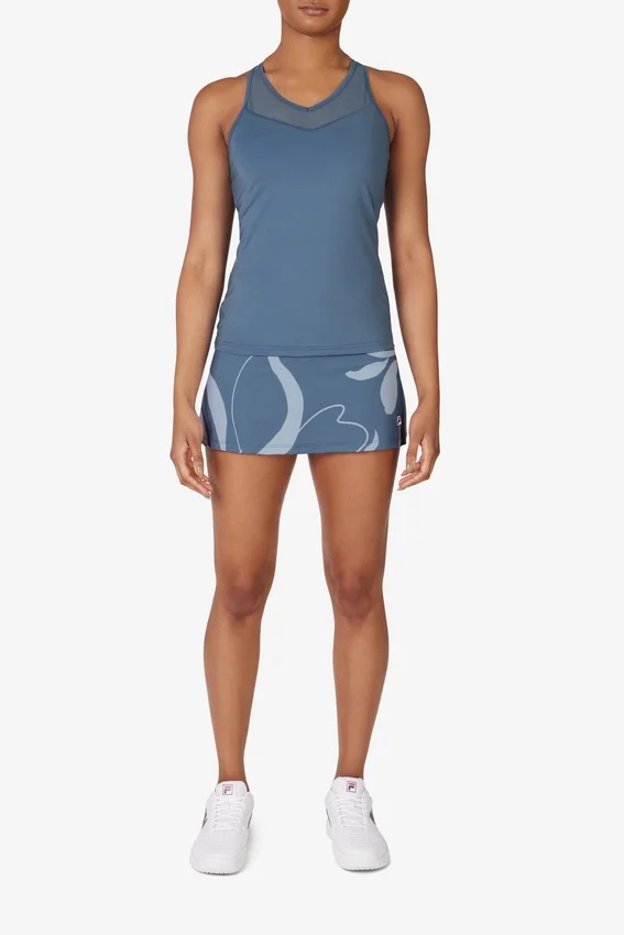 Blaues Tennis Essential Racerback-Top