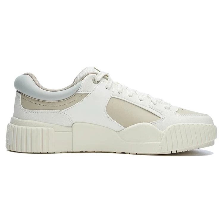 Blocks Schuhe „Weiß Beige Grau“