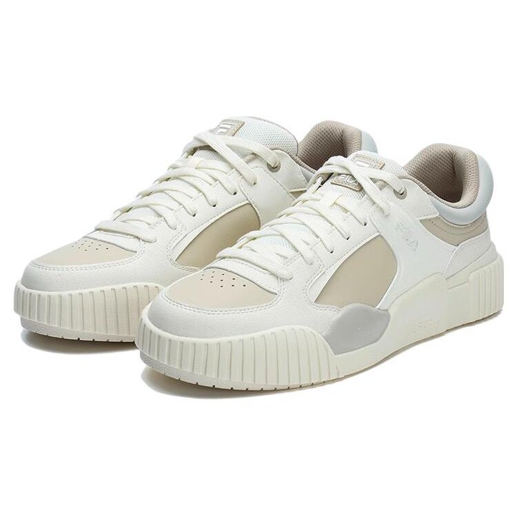 Blocks Schuhe „Weiß Beige Grau“