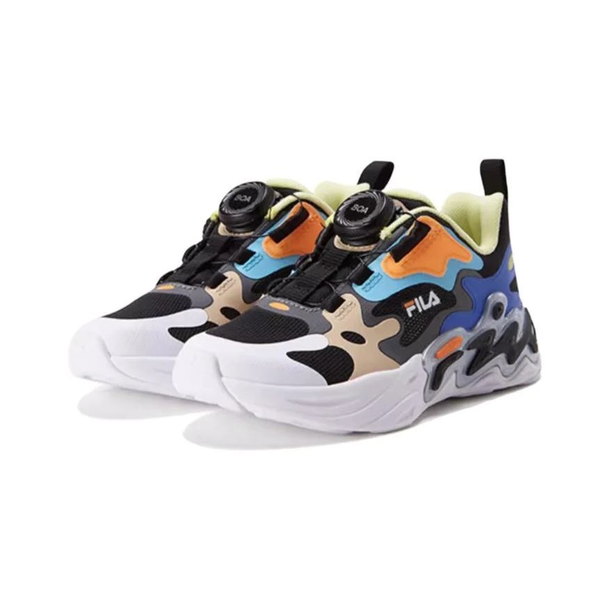 BOA Explorer-Schuhe „Schwarz Blau Orange“