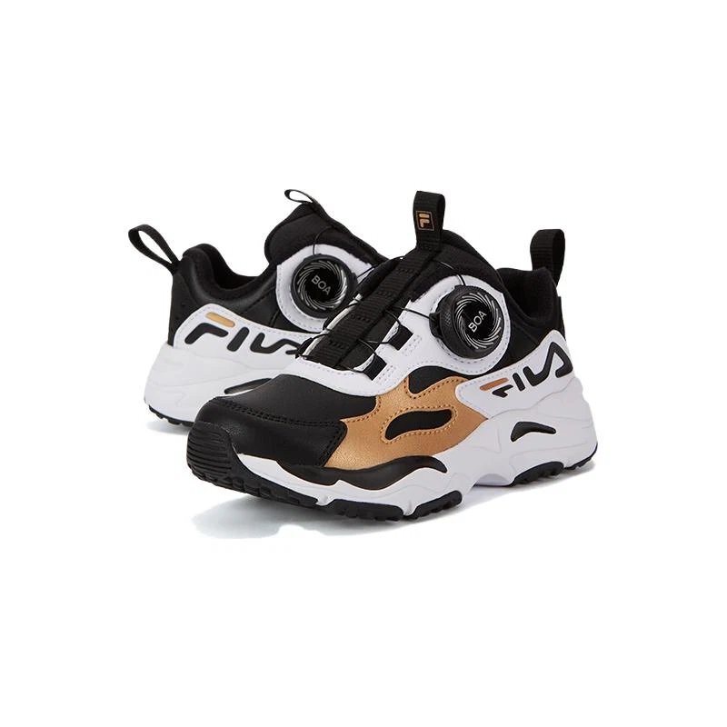 BOA-Laufschuhe „Black White Tan“