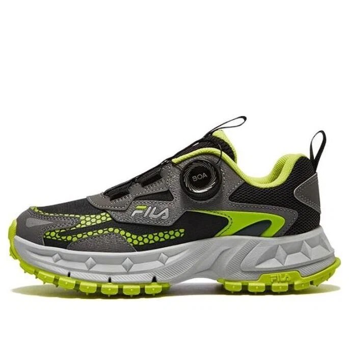 BOA-Laufschuhe „Schwarz, Grün, Grau“