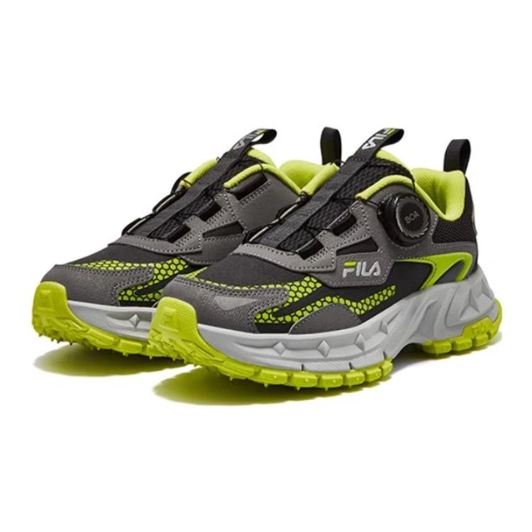 BOA-Laufschuhe „Schwarz, Grün, Grau“