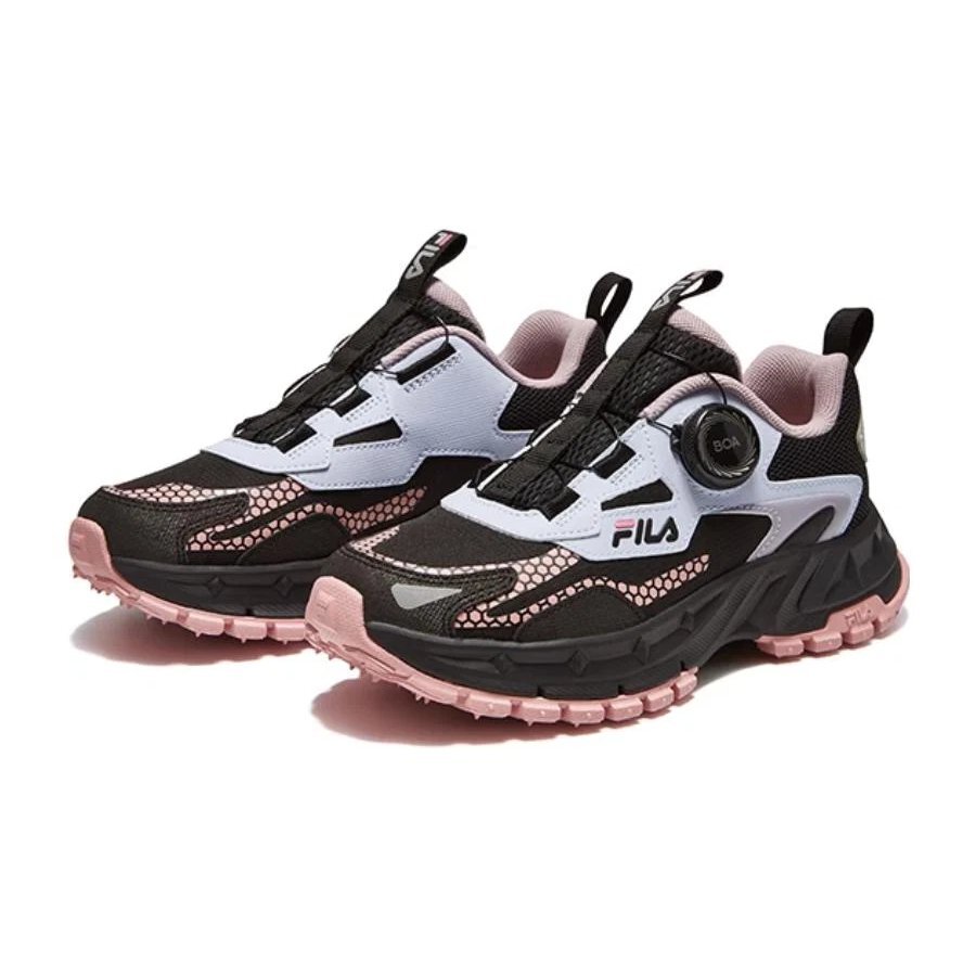 BOA-Laufschuhe „Schwarz Weiß Rosa“