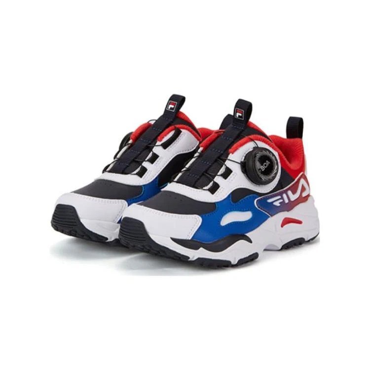 BOA-Laufschuhe „Weiß Blau Rot“