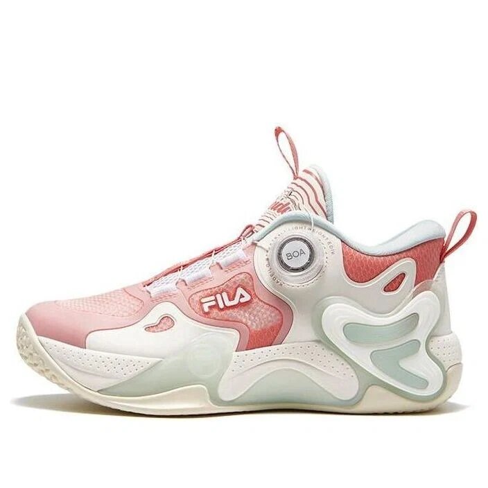 BOA Performance Basketballschuhe „White Pink Green“