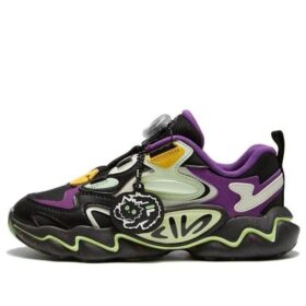 Boa-Sneaker „Lila-Schwarz-Grün“