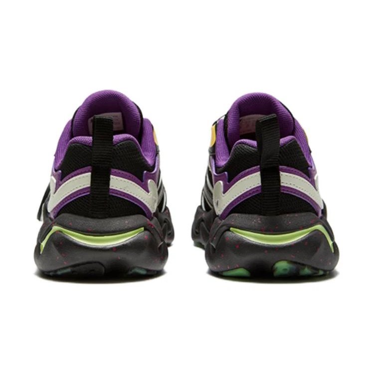 Boa-Sneaker „Lila-Schwarz-Grün“