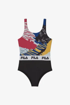 Bodysuit mit durchgehendem Allover-Print