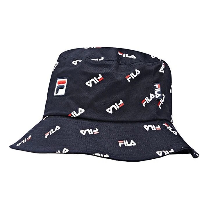 Bucket-Hut mit Voll-Logo „Schwarz“