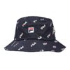 Bucket-Hut mit Voll-Logo „Schwarz“
