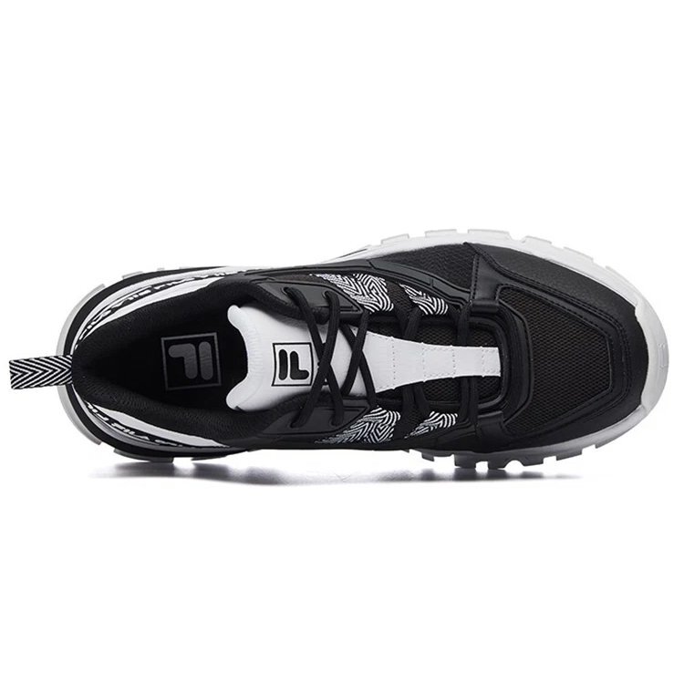 Buffer Low-Laufschuhe Schwarz/Weiß