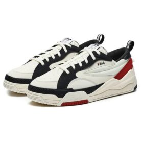 Canestro Sneakers „Weiß Schwarz Rot“