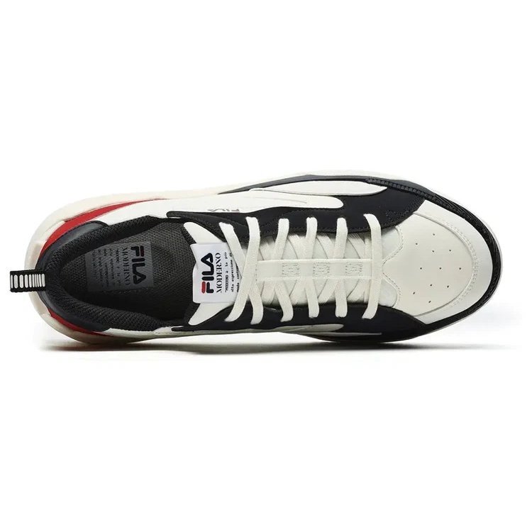 Canestro Sneakers „Weiß Schwarz Rot“