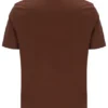 Cappuccino-farbenes Pepe-T-Shirt mit Flock-Logo
