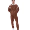 Cappuccino Gabriele Trainingsjacke mit Kontrasteinsätzen