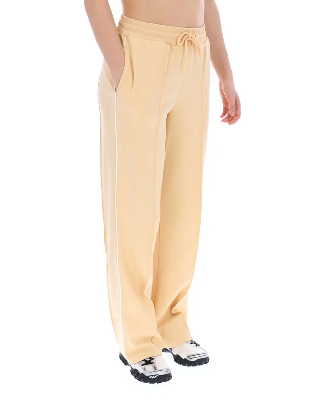 Classic Beige Marina Trainingshose mit weitem Bein