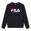 Classic Logo Crew-Pullover „Schwarz-Weiß“