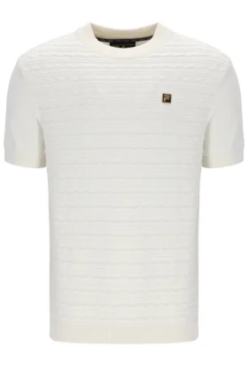Coconut Milk Don – T-Shirt aus strukturiertem Strick