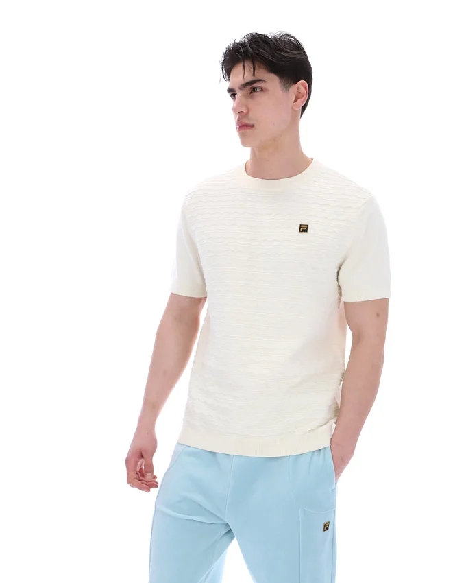 Coconut Milk Don – T-Shirt aus strukturiertem Strick