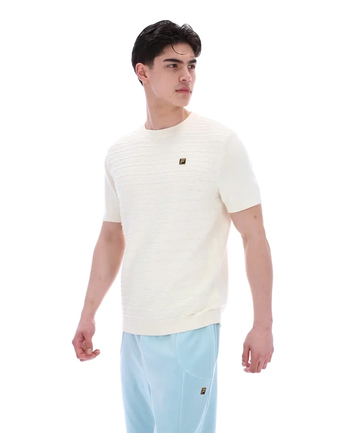 Coconut Milk Don – T-Shirt aus strukturiertem Strick
