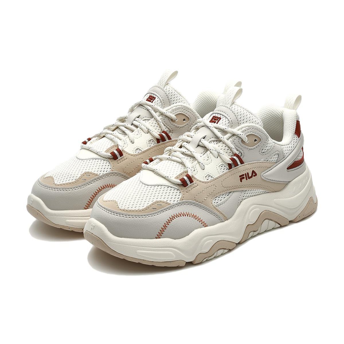Collina Sneaker „Weiß Grau Beige“