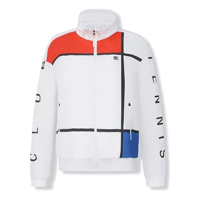 Core Athletics Tennis Woven Jacke „Weiß“