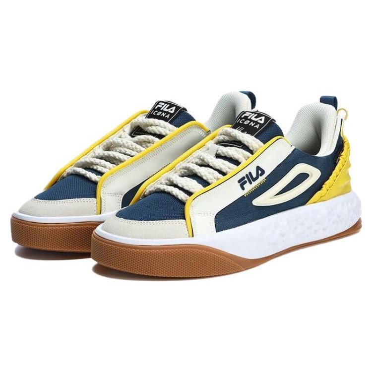 CORE VIVA Fashion Icona Skateschuhe „Weiß Blau Gelb“