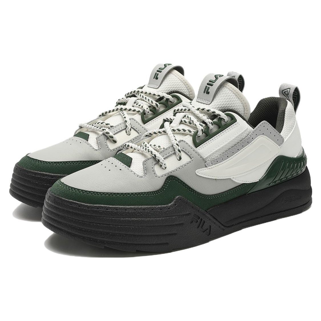 Court Deluxe Low Schuhe „Grau Weiß Schwarz“