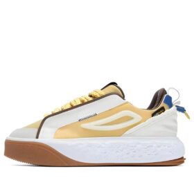 Court Deluxe Low „Weiß Braun Gelb“