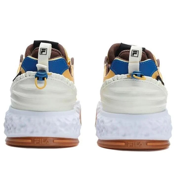 Court Deluxe Low „Weiß Braun Gelb“