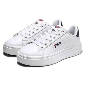 Court Plumpy Low-Top-Board-Schuhe Weiß/Schwarz