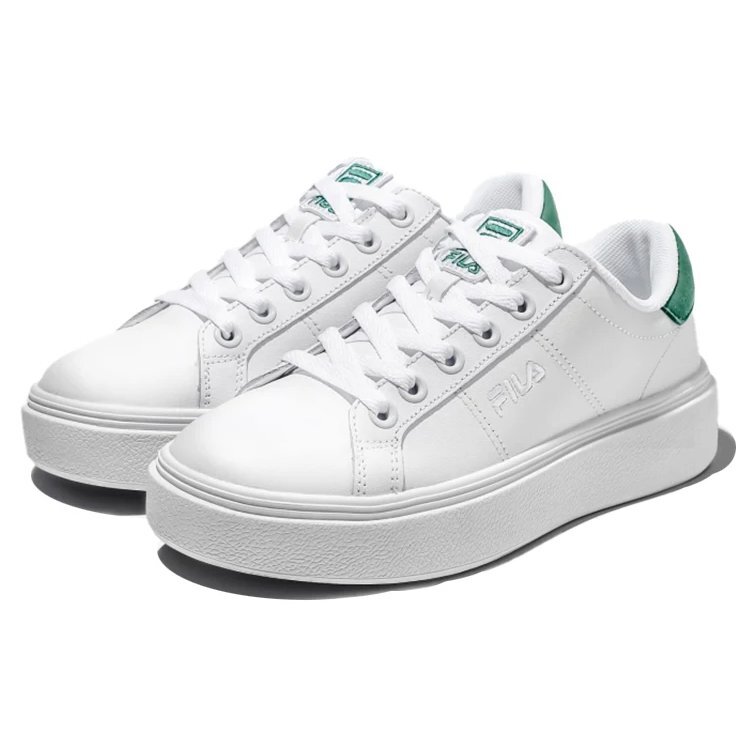 Court Plumpy Low-Top-Schuhe Weiß/Grün