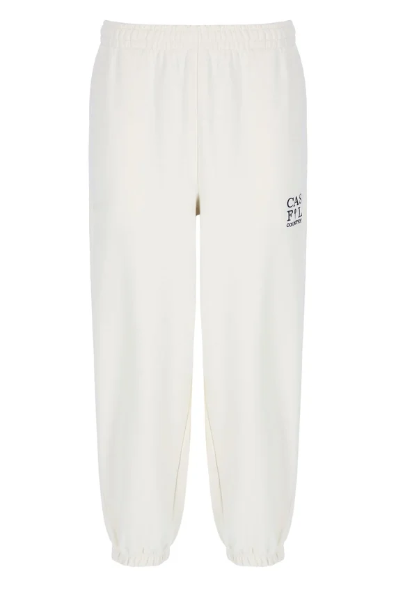 Cremefarbene Casa Country Club Jogginghose