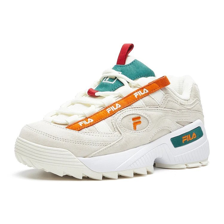 D-formation Daddy Shoes Grün/Orange/Weiß