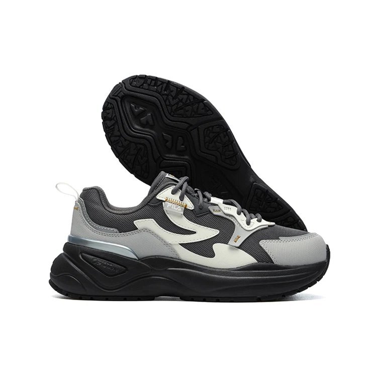 Dad Shoe „Grau-Schwarz“