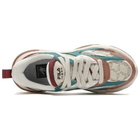 Daddy Shoes „Weiß Braun Grün“