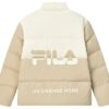 Daunenjacke „Beige Weiß“