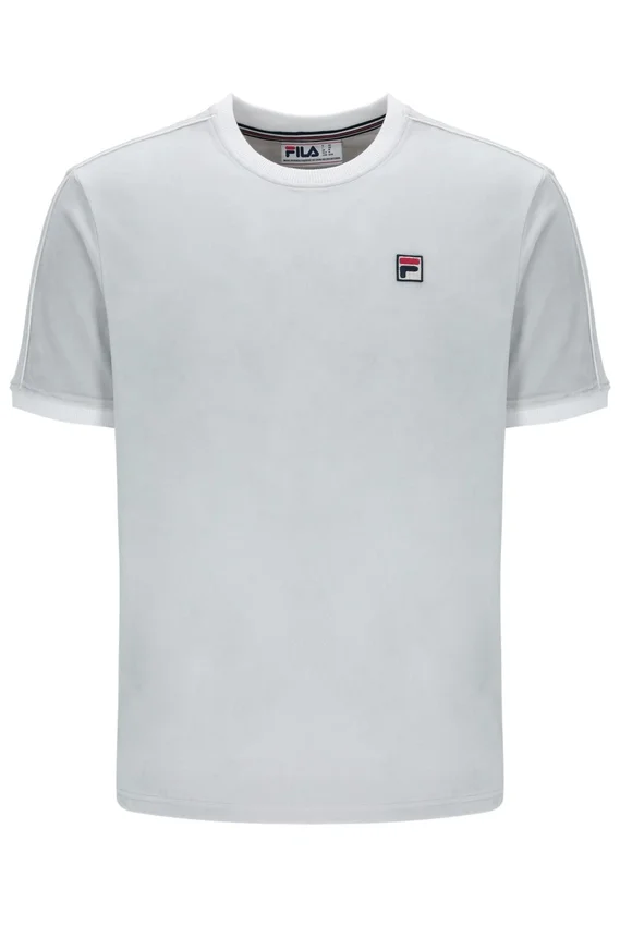 Dawn Blue Basilio Velours-T-Shirt