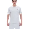 Dawn Blue Basilio Velours-T-Shirt