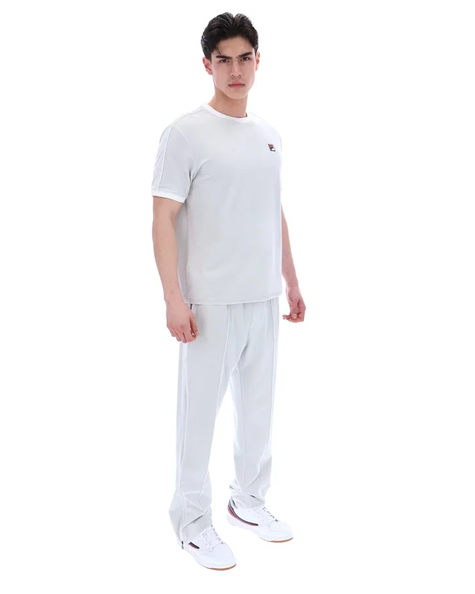 Dawn Blue Basilio Velours-T-Shirt