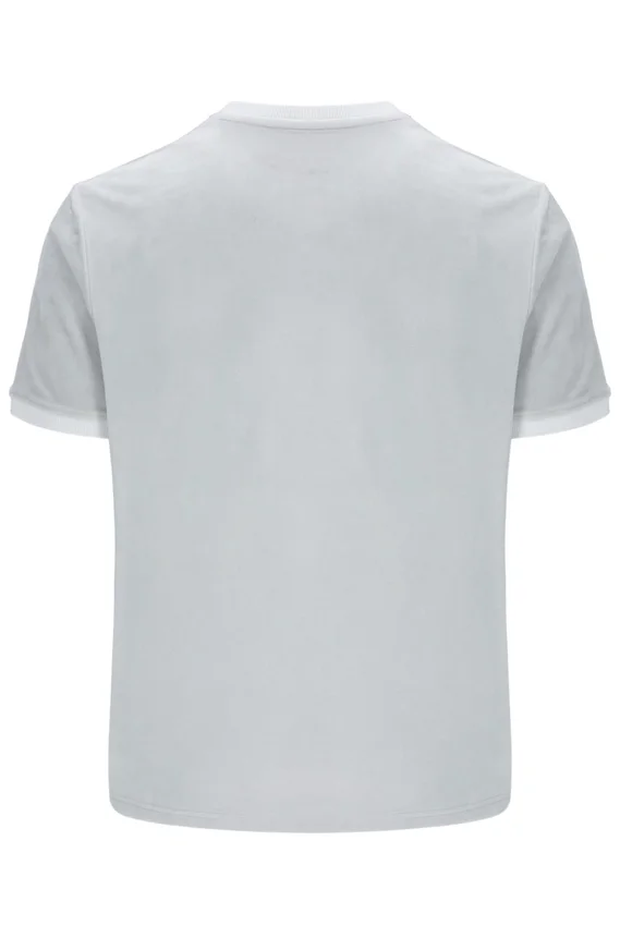 Dawn Blue Basilio Velours-T-Shirt