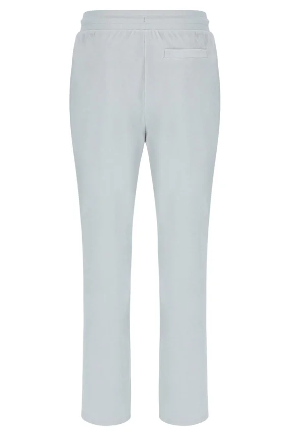 Dawn Blue Fio Velours-Jogginghose mit geradem Bein