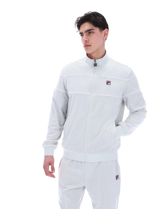 Dawn Blue Vittorio Velours-Trainingsjacke