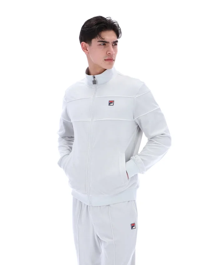 Dawn Blue Vittorio Velours-Trainingsjacke