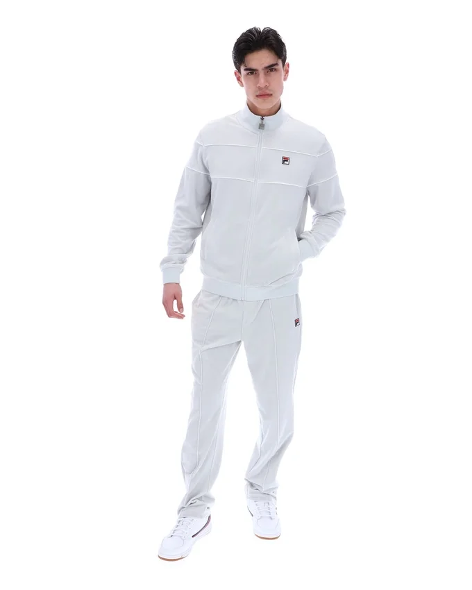 Dawn Blue Vittorio Velours-Trainingsjacke